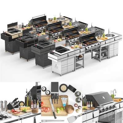 烧烤架 室外炊具 烧烤炉 食物 碗碟餐具 烤炉烤箱 肉串香肠